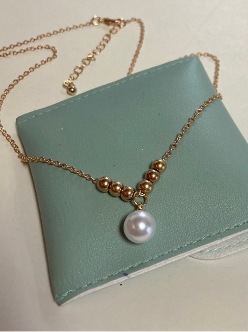 Faux Pearl Necklace
